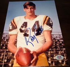 Ray Guy Southern Mississippi Miss Raiders Punter Signed 8x10 Photo PSA RIP RARE