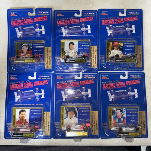 Vintage LOT OF 1995 Racing Champions Series INDY CARS 6 Cars