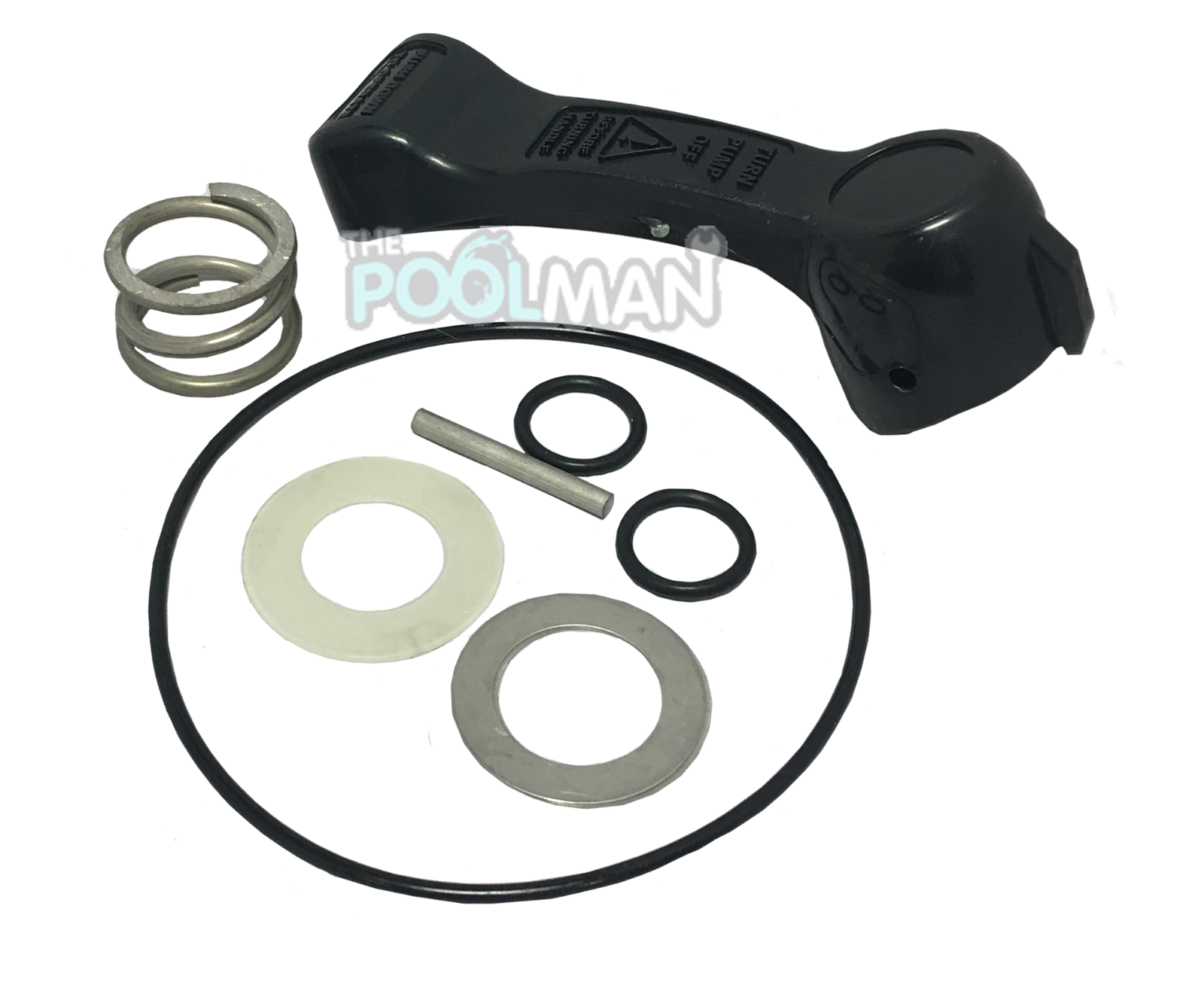 Waterway 602-1931 Replacement Handle For 1.5" Top Mount Valve - Spa, Pool, Hot Tub Control Handle, Black - View #10