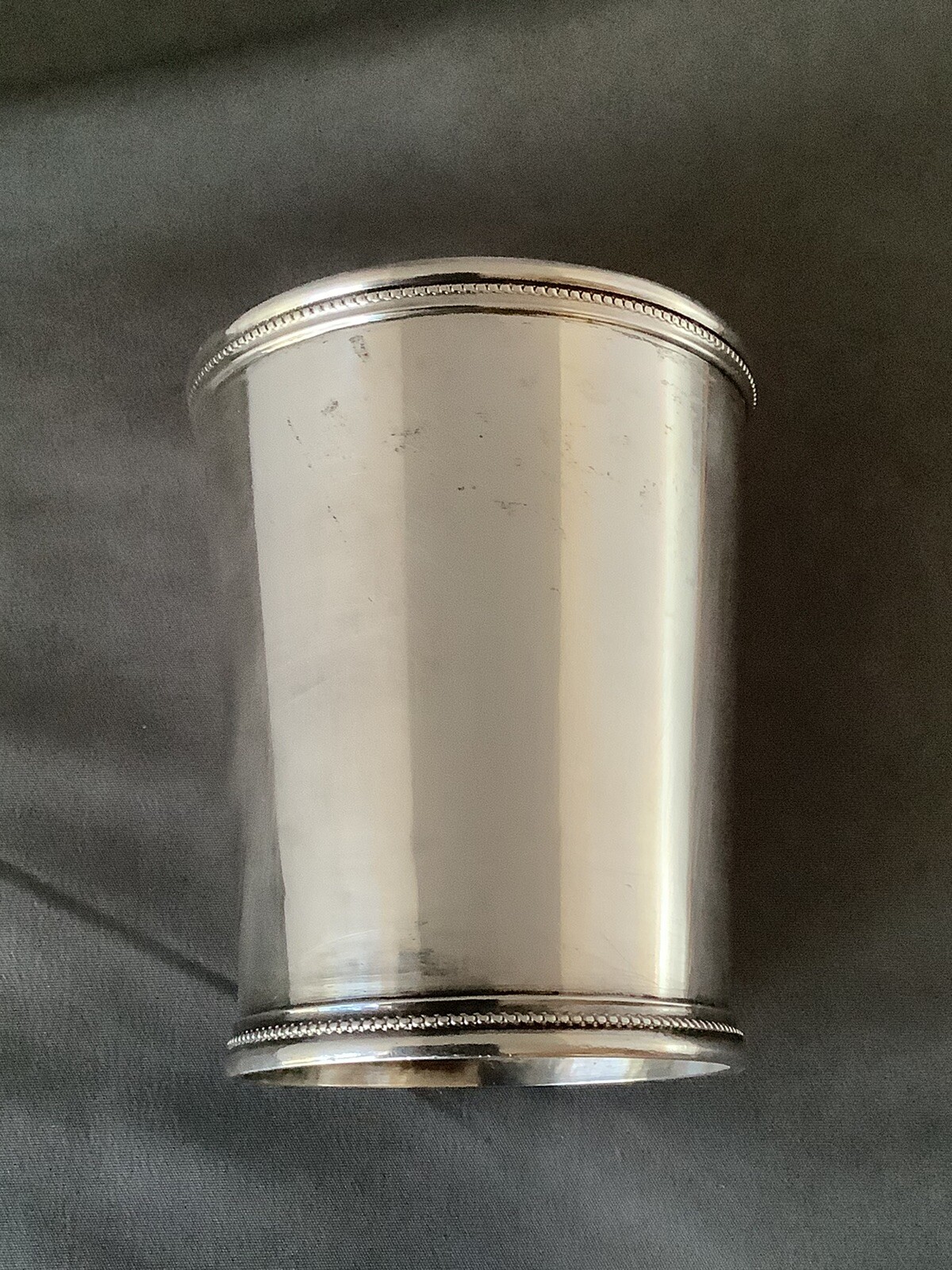 Antique E Jaccard Coin Silver Louisville Kentucky Derby Mint Julep Cup