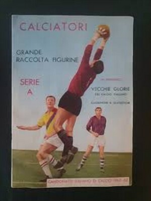 1962 1963 Panini Footballers Figures Album 62 63 MANCOLISTA Football Card Franzini