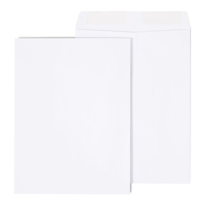 Staples Gummed Catalog Envelopes 9''L x 12''H White 250/Box (486949R)