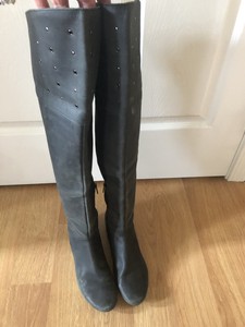 kenneth cole over the knee suede boots