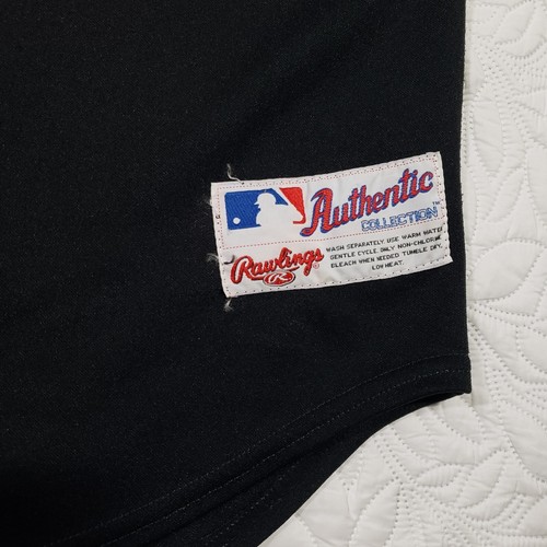Vtg Pittsburgh Pirates Baseball Jersey Mens 52 Black Rawlings Made In USA MLB - Picture 5 of 14