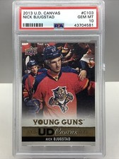 2013 UPPER DECK YOUNG GUNS NICK BJUGSTAD CANVAS #C103 RC PSA 10 GEM MT *POP 9