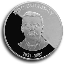 "Doc" Holiday and Wild Bill Hickock Commemorative Medals