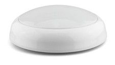Microwave Sensor 15W LED Flush 2D Bulkhead Wall / Ceiling Light Fitting IP65