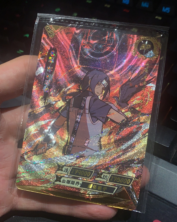 KaYou Naruto TCG CCG Trading Card Uchiha Itachi SSP super rare box