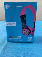 JLab JBuddies Studio Wired Headphone - Pink/Black