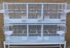 Lot 2 of X-LARGE Triple Breeding Flight Bird Cages Double Divider Side Nest Door
