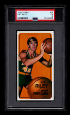 PAT RILEY 1970 TOPPS BASKETBALL ROOKIE CARD #13 PSA 5 EX TALL BOY HOF COACH.. rookie card picture