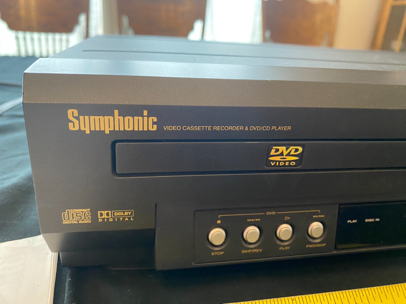 vintage DVD-VCR combo Symphonic WF803 - pre-owned working unit