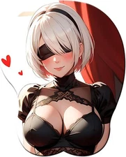 Anime Gaming Sexy Cute Girls MousePad 3D Anime Mouse Mat with Wrist Rest Desktop