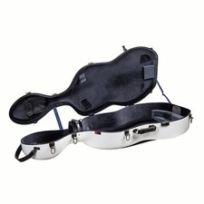 Crossrock Fiberglass Cello Case for 4/4 Size,Wheels and Backpack