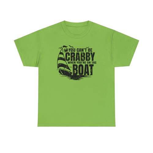 Can't Be Crabby on the Boat schweres Baumwoll-T-Shirt - Bild 111 von 193
