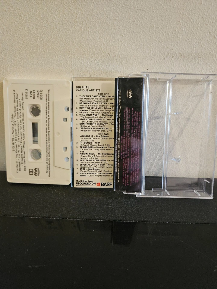 BIG HITS Various Artists 1989 CASSETTE TAPE DANCE POP ROCK COMPILATION - Image 3 of 4