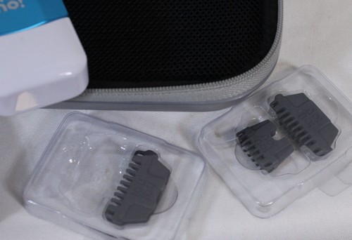 No No Hair Removal System With 4 Blades Storage Zip Case 2 Pads See Video Works - Picture 4 of 14