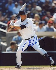 CHASE HEADLEY  SAN DIEGO PADRES  SIGNED 8X10