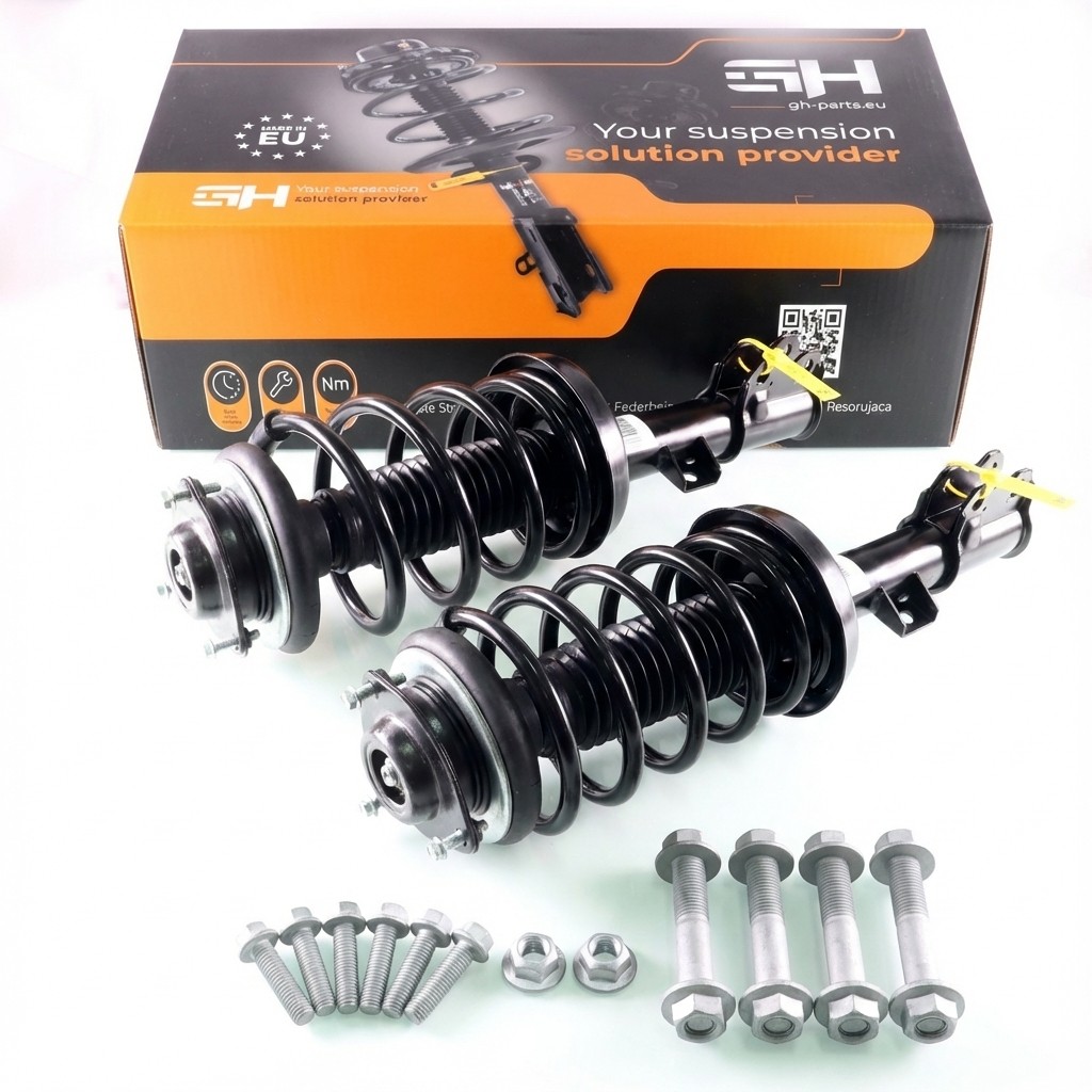 2x Gas Complete Struts Assembly Front for Saab 9-5 (YS3E) 1997-2001 Sport