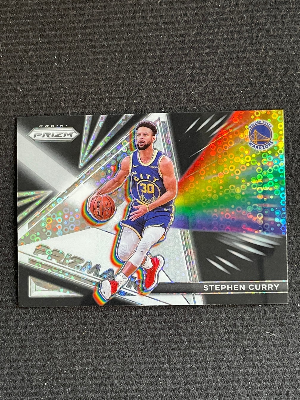 Stephen Curry 2021-22 Panini Prizm Fast Break Prizmatic Disco Prizm #26