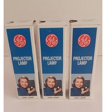 VTG Lot of 3 NOS General Electric GE Projector Lamp Bulb CCM/CHD 115-125V 200W