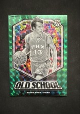 2019-20 Panini Mosaic - Old School Steve Nash #1 Green Mosaic Prizm