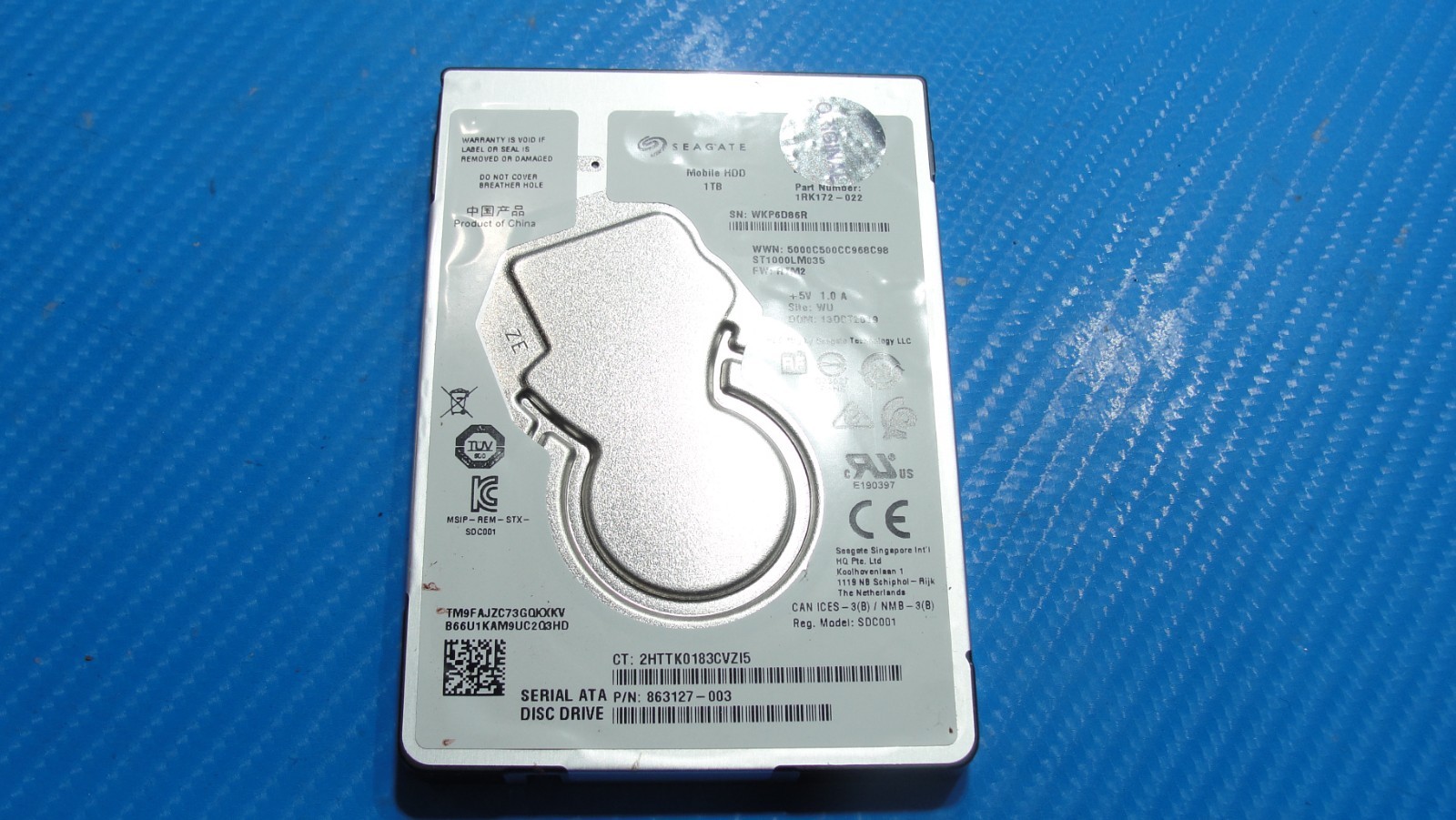 HP 1TB SATA HDD for Laptops