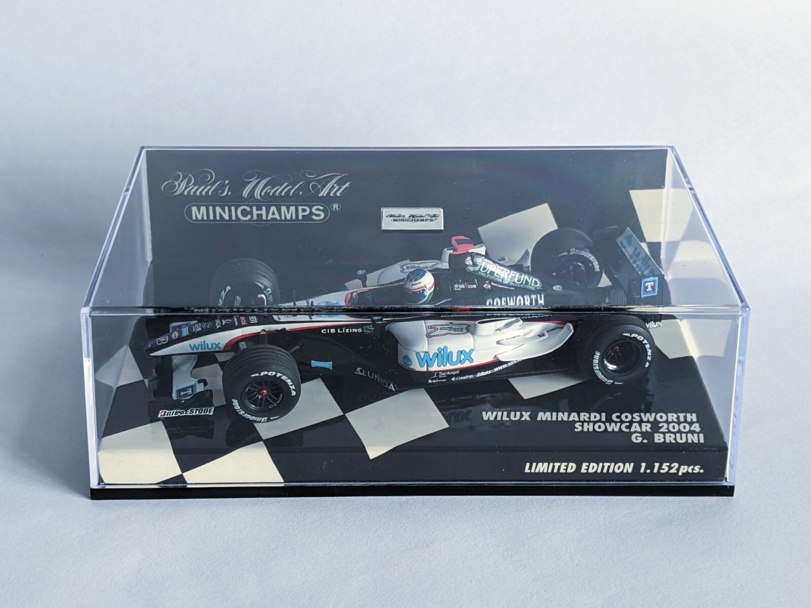 F1 Minardi Cosworth 2004 Bruni Minichamps 400040070 miniature 1:43 de collection