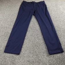 Nike Pants Mens 38X32 Blue Chino Swoosh Drifit Victory Flex Golf Tech Stretch