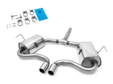 Fox Sportauspuff mittig f&uuml;r Mini Cooper S R53 2002-2006 2x76 rund