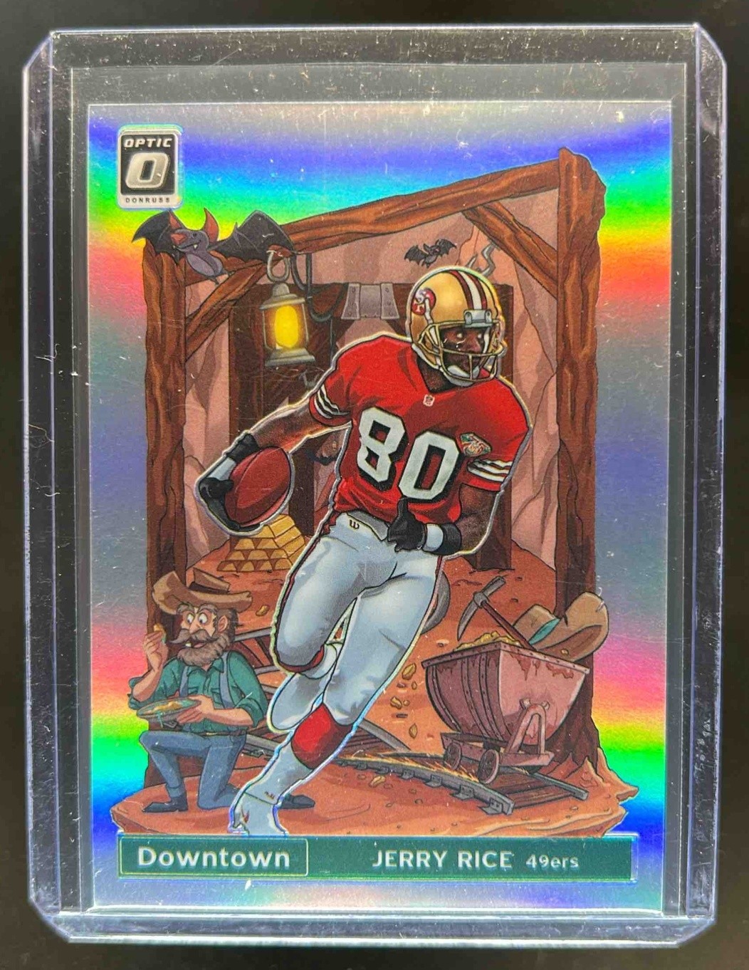 2020 Donruss Optic Jerry Rice Downtown SSP #DT-13 49ers