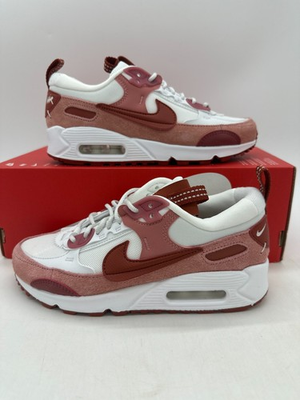 #ad Nike Air Max 90 Futura Women#x27;s Size 6 Red White Athletic Shoes FQ8881 618 $74.90
