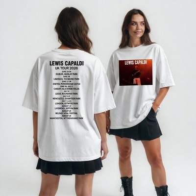 UK Tour 2026 T-Shirt Scottish Pop Singer Concert Party Fan Music Top Size S-5XL
