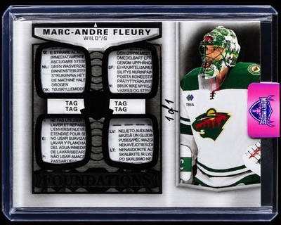 Marc-Andre Fleury 1/1 2024-25 The Cup Foundations Tag Patch Wild