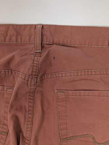 7 For All Mankind Straight Leg Dusty Pink Denim Jeans Men 33 (True 34x32) Cotton - Picture 13 of 13