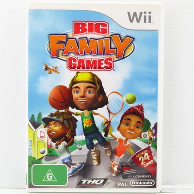 Nintendo Wii - Big Family Games - Complete with Manual
