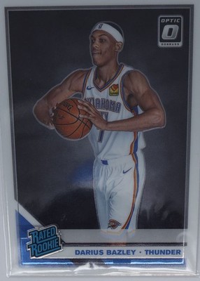 2019-20 Donruss Optic Darius Bazley Auto Oklahoma City Thunder #156