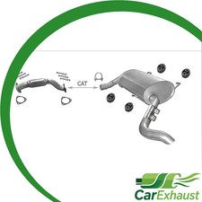 Auspuffanlage für PEUGEOT BOXER II 2.2 HDI Schalldämpfer