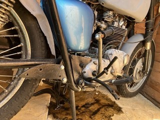 Triumph 650cc Motorcycle for Sale Spare Or Repair Project