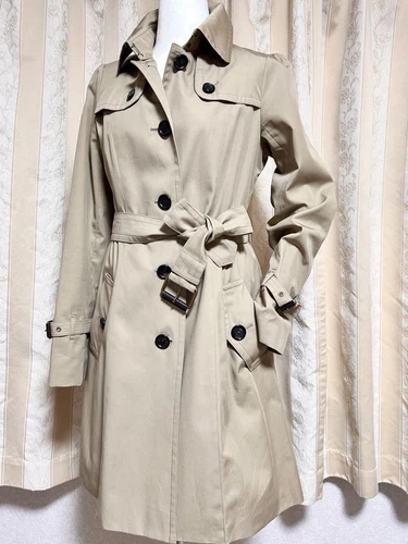 BURBERRY BLUE LABEL doppio nome raro trench coat abito donna #EC ZHA