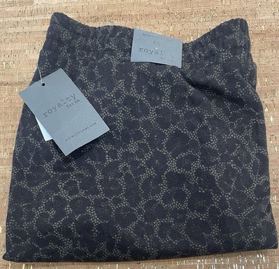 Royalty For Me Terry Jogger Pants Straight Leg Drawstring Elastic Waist 2X