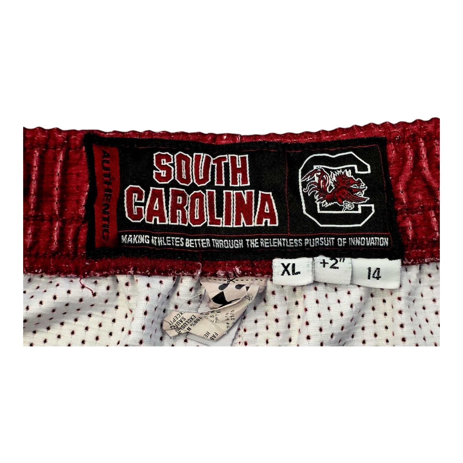Women's Under Armour South Carolina Gamecocks G/U 2014 Basketball Shorts XL ÷2" thumbnail 3