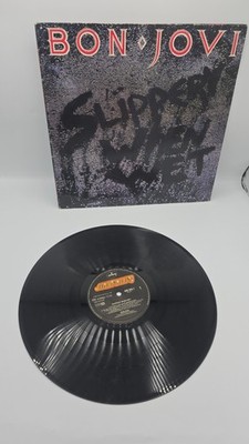 BON JOVI - SLIPPERY WHEN WET  VINYL LP Von 1986