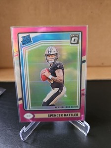 2024 Panini Donruss Optic - Rated Rookie Spencer Rattler #289 Pink Prizm (RC)
