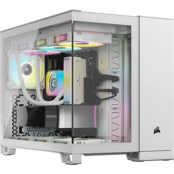 Corsair 2500X Midi Tower Bianco (2500X DUAL CHAMBER CASE WHITE) - Immagine 3