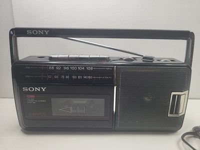 Sony radio cassette corder 昭和レトロ　希少 Vintage SONY Radio Cassette-Corder CFM-140 Small Compact Retro