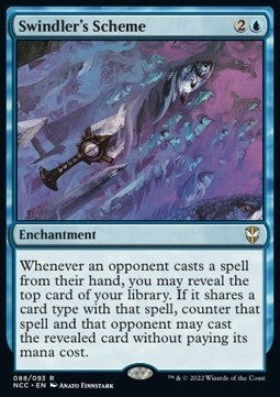 Magic/MTG Swindler's Scheme NCC-88 Rare Englisch NM