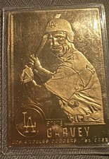 1995-2010 Danbury Mint 22k Gold - Steve Garvey #37 Los Angeles Dodgers Embossed