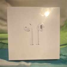 Apple AirPods Wireless Bluetooth In-Ear Earbuds White Built-In Microphone