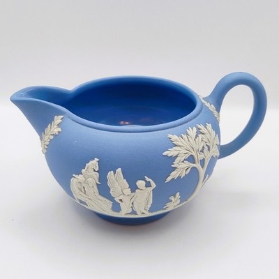 Wedgwood Jasperware blau Milchkännchen Milchkännchen Daedalus Ikarus & Jungfrauen Design Geschenk